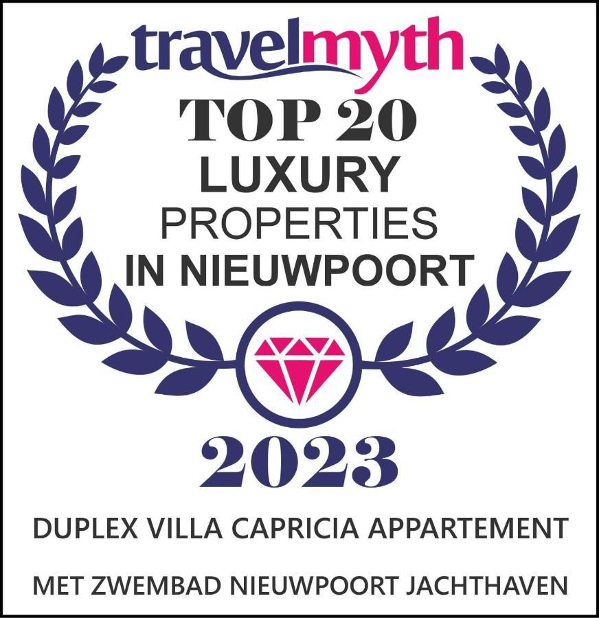 Duplex Villa Capricia Appartement Met Zwembad Nieuwpoort Jachthaven Kültér fotó
